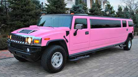 ROYAL ASCOT PINK HUMMER LIMO HIRE